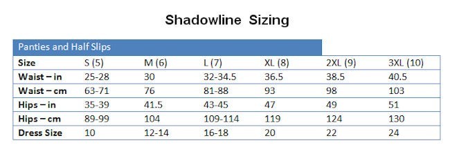 Shadowline Light Control Nylon/Spandex Panties – 17005 - Basics by Mail
