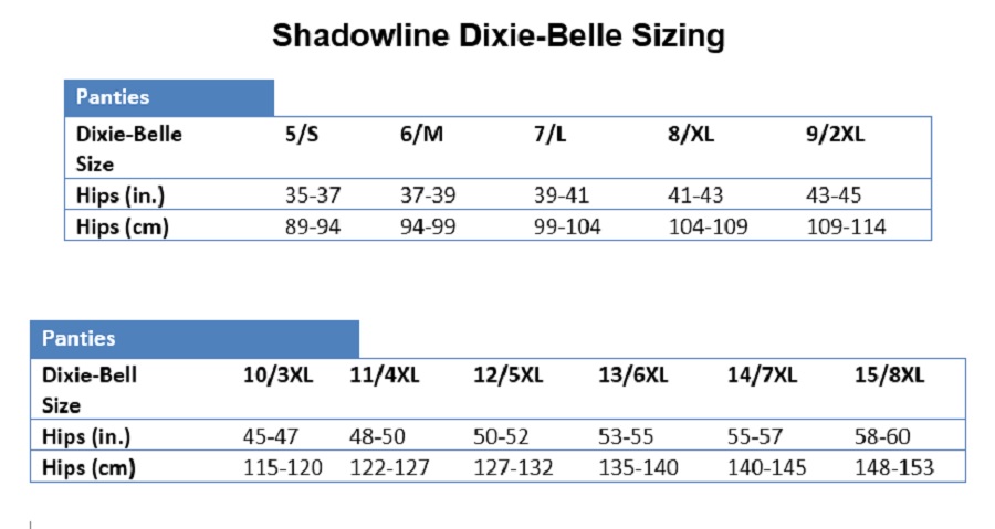 Shadowline Dixie-Belle panty pack of 3 – Style 719 - Basics by Mail