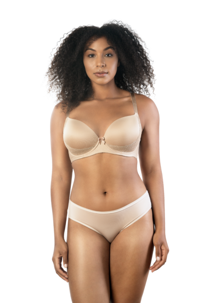 PARFAIT Casey 2801 Women's Wired Padded Plunge Seamless T-Shirt Bra-European  Nude-30D at  Women's Clothing store