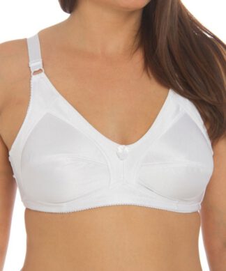 Naturana Wirefree Cotton Full Cup Bra with Lace inserts (B–E 36–46) 5515