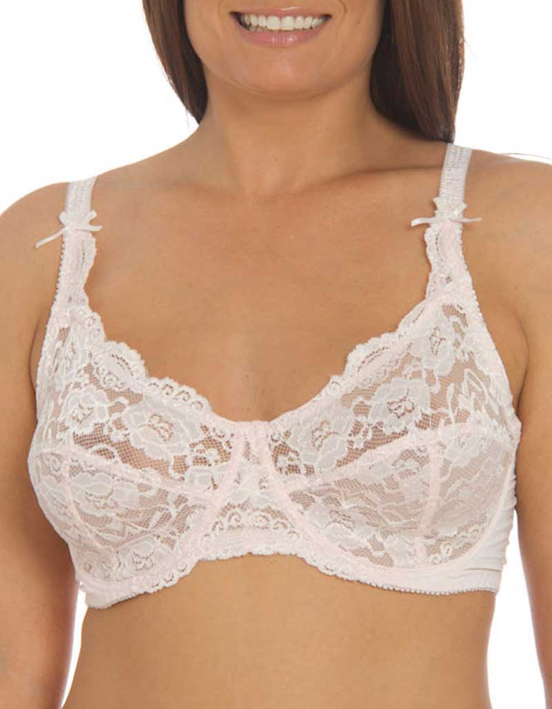 Naturana Allover Lace Underwire Plus Size Bra – 87977 - Basics by Mail